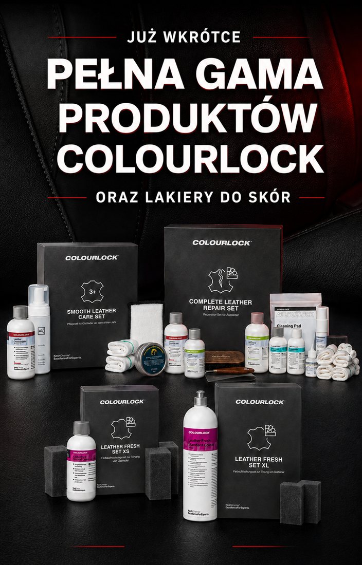 Już wkrótce: pełna gama produktów Colourlock oraz lakiery do skór w PAINT-CAR